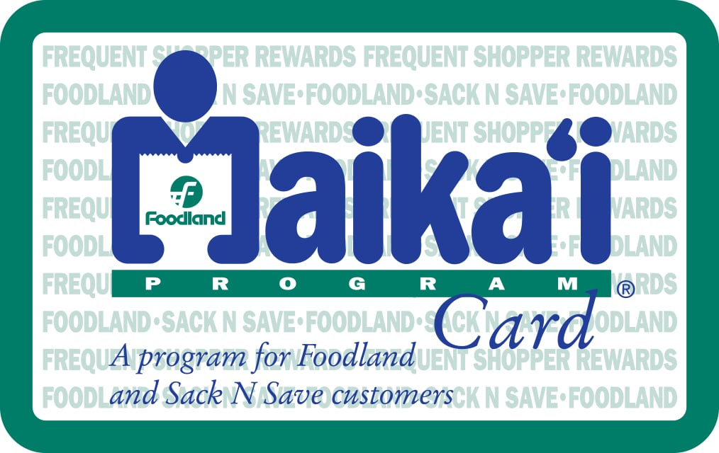 Carte Foodland Maikai